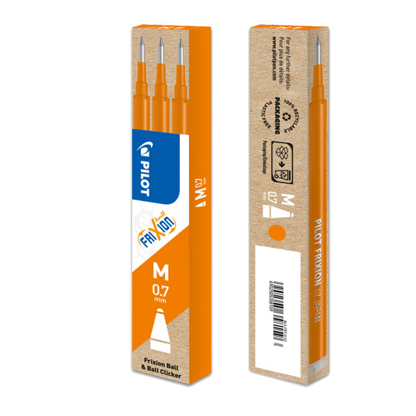 REFIL NYKOR PILOT PER PENNA FRIXION CANCELLABILE 0,7 BLI. 3 PEZZI MONOCOLORE