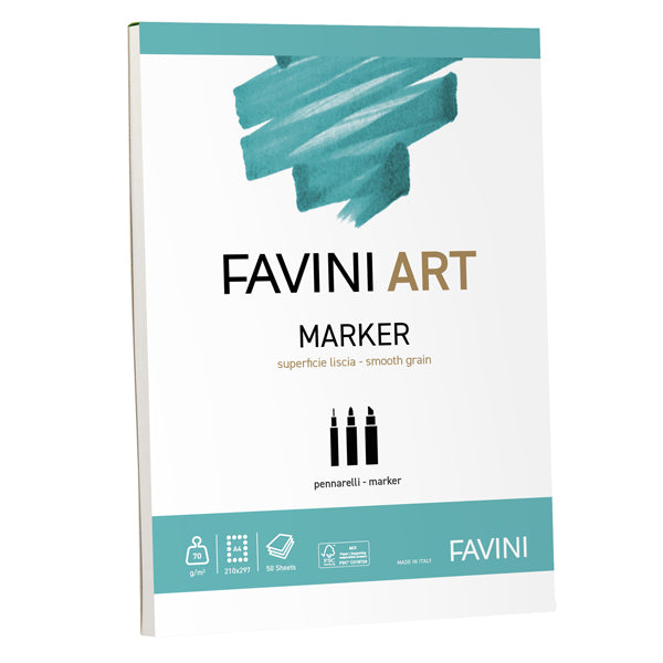 Album Collato Marker A4 70 gr 50 Fogli - Favini