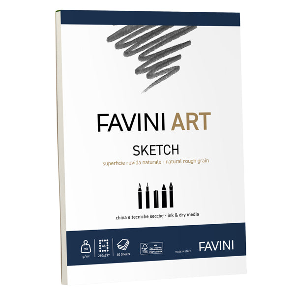 ALBUM FAVINI COLLATO SKETCH A4 90 GR. CF.40 FG