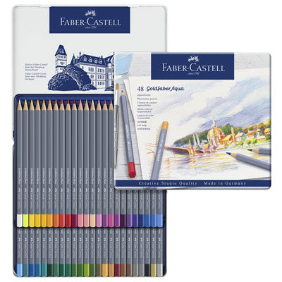 MATITE FABER CASTELL GOLDFABER AQUA SCATOLA METALLO