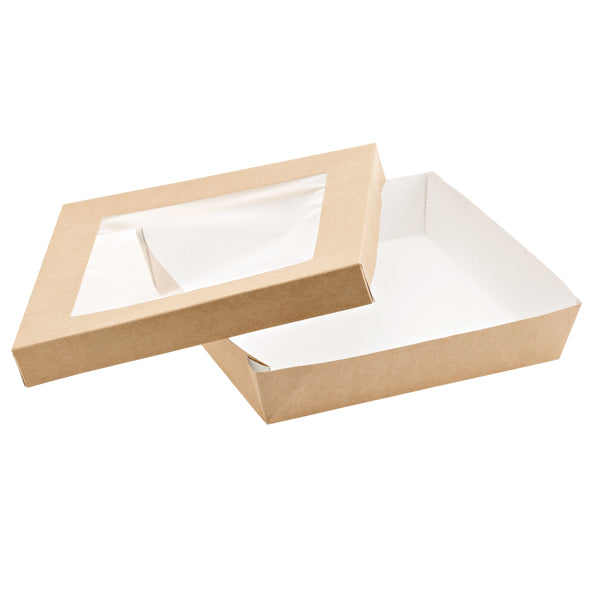 SCATOLE LEONE DA ASPORTO CON FINESTRA TRASPARENTE