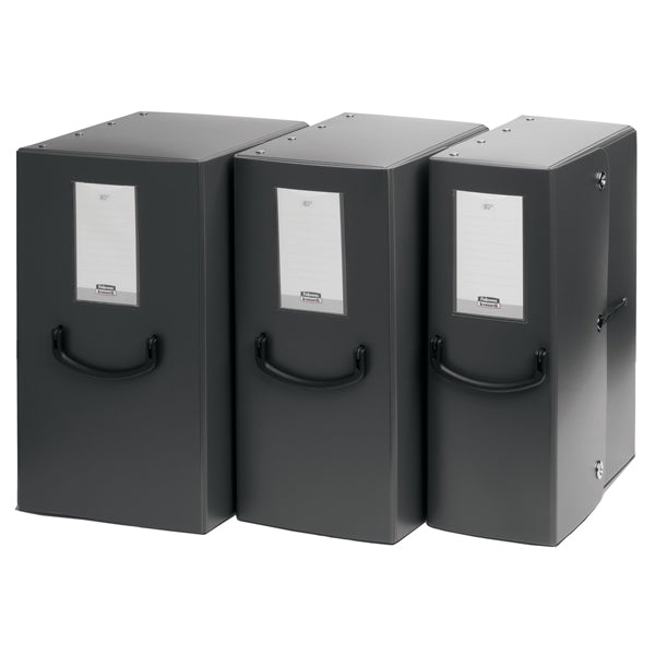 SCATOLA ARCHIVIO FELLOWES PICK UP CON MANIGLIA DORSO 12