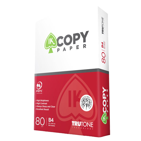 Carta IK Copy – B4, 257x364 mm, 80 gr, Bianco, Conf. 500 Fogli