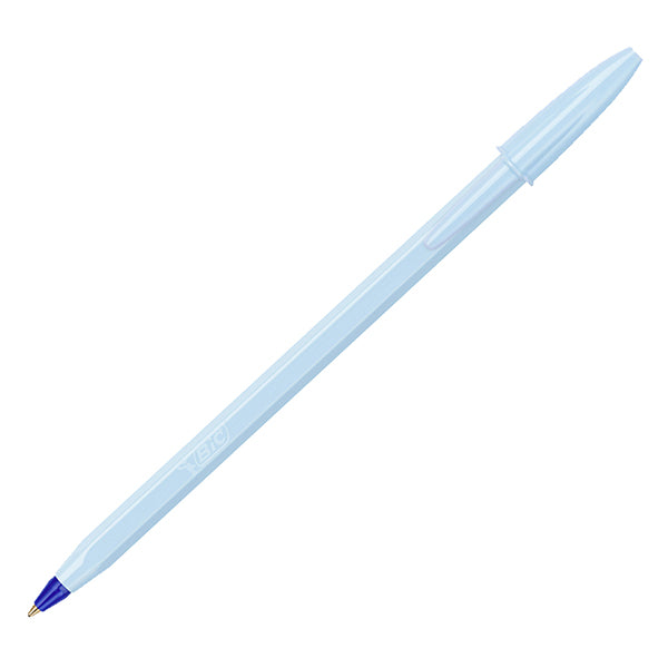 Penna a Sfera BIC Cristal Pastel 1,0mm – Colori Pastello Assortiti – Conf. 20 pezzi