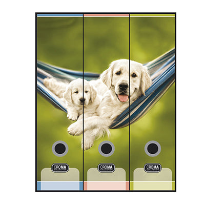 Registratore Croma set 3 pezzi protocollo d.8 - cani puppies