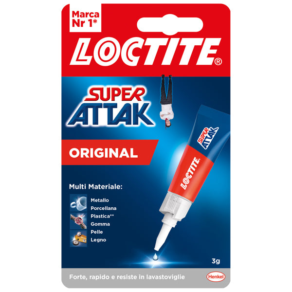 colla super attak precision - 5 gr - trasparente - Loctite