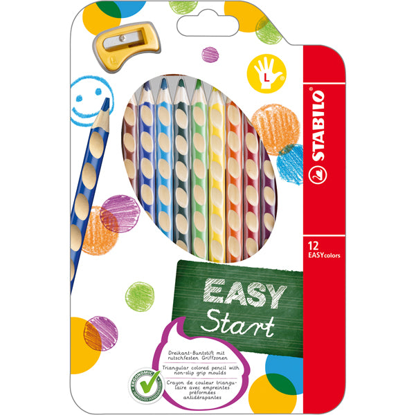 MATITE STABILO EASYCOLORS-CF. 12 PZ CON TEMPERAMATITE