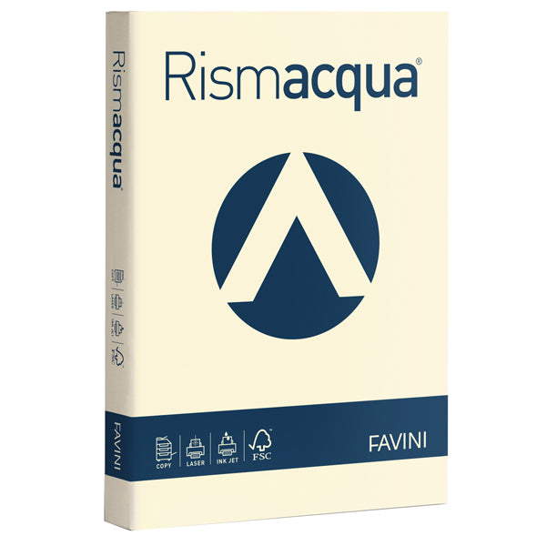 Carta Colorata Rismacqua Colori Tenui A4 200 gr Risma 125 Fogli - Favini