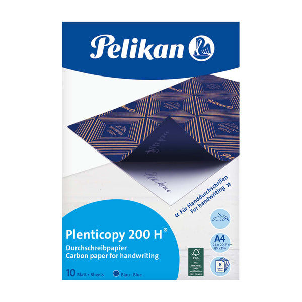 CARTA CARBONE PELIKAN A4 PLENTICOPY 200H CONF.10 FOGLI