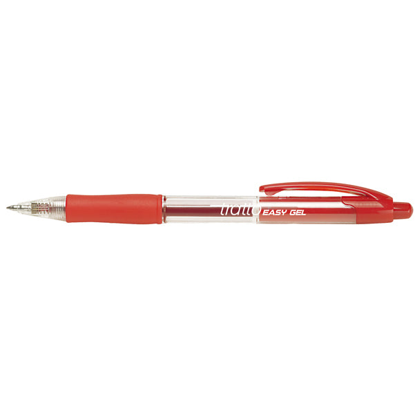 penna a sfera a scatto easy gel rosso