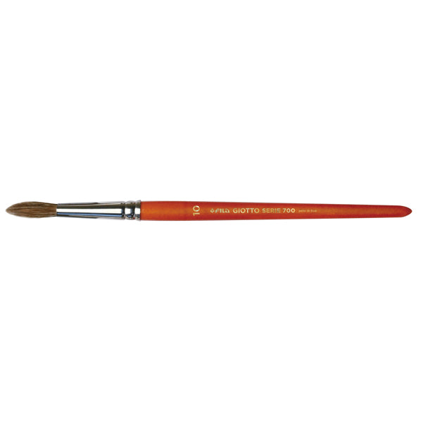 Pennelli Punta Tonda Pelo di Bue Serie 700 10 Misure dal N.0 al N.12 – Giotto
