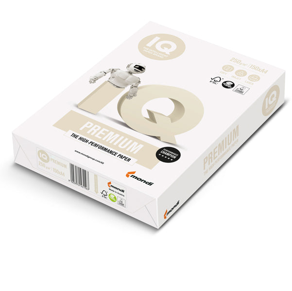 Carta Mondi IQ Premium A4 – Grammature da 90 a 250 g/m², ColorLok, FSC