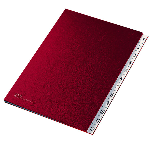 Classificatore Numerico 1/12 Dorso Estensibile 2 Colori - Fraschini
