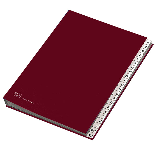 Classificatore Alfabetico A/Z 22 Scomparti 2 Colori mod. 640E - Fraschini