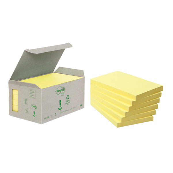 POST IT 3M GREEN GIALLO RICICLABILE 100%