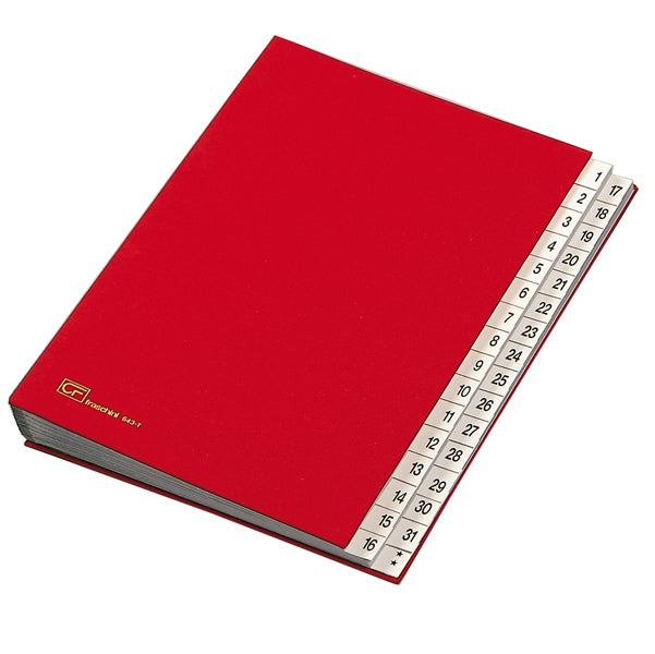 Classificatore Numerico 1/31 Formato 24x34 cm 2 Colori - Fraschini