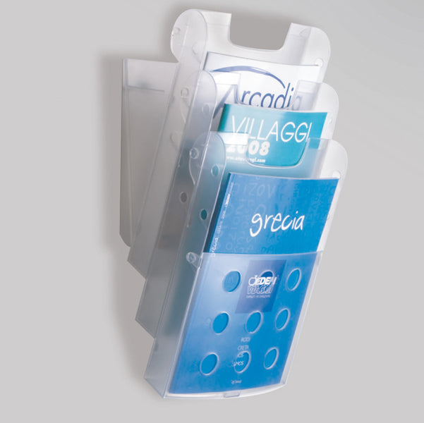 PORTA RIVISTE TESCNOSTYL DA PARETE SET 3 TASCHE A4