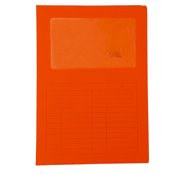 Cartelline a L con Finestra Sintex 120 gr 22x31 cm Conf. 50 pz - Blasetti
