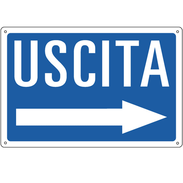 Cartello Segnalatore – Uscita