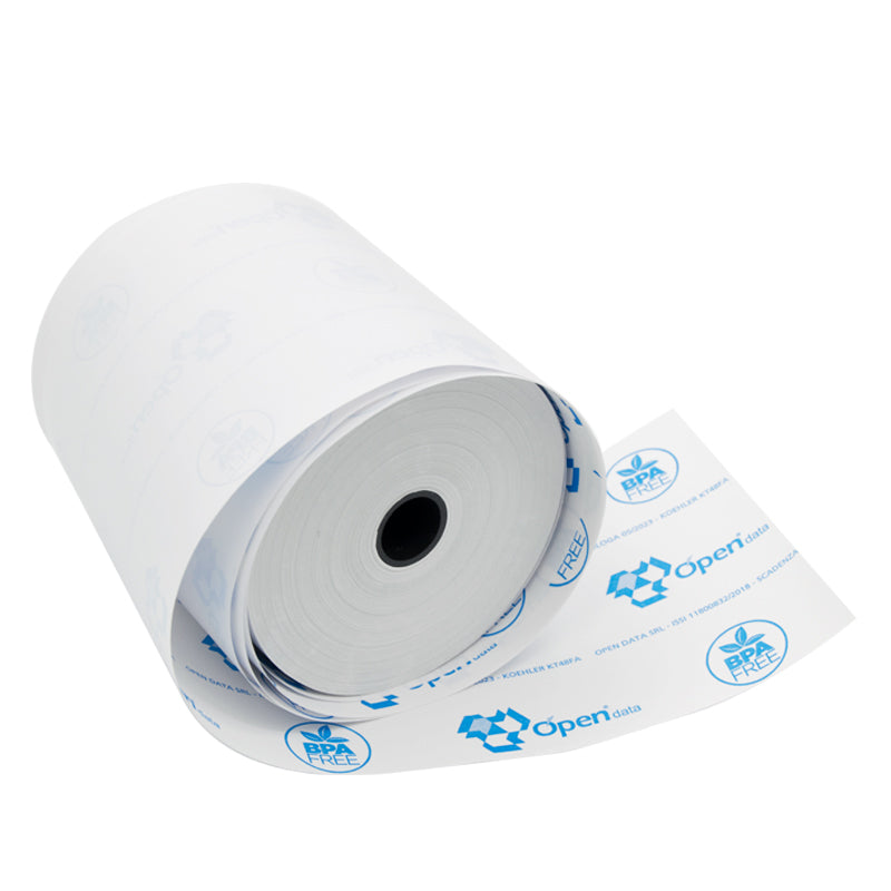 ROTOLO CASSA ROT.PU. CARTA TERMICA OMOLOGATA 80X80 CONF.10 PZ.