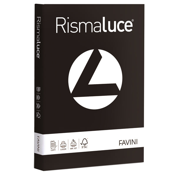 Carta Colorata Rismaluce Colori Forti A4 90 gr Risma 300 Fogli - Favini