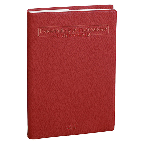 agenda del professore 2026-2027 copertina rossa