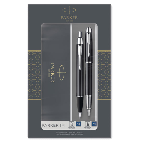 Gift Set Parker IM – Stilografica + Penna a Sfera Nero CT