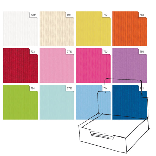 CARTA REGALO REX SADOCH KRAFT 70 X 100 COLORI ASS.TI SCAT.100 FG.