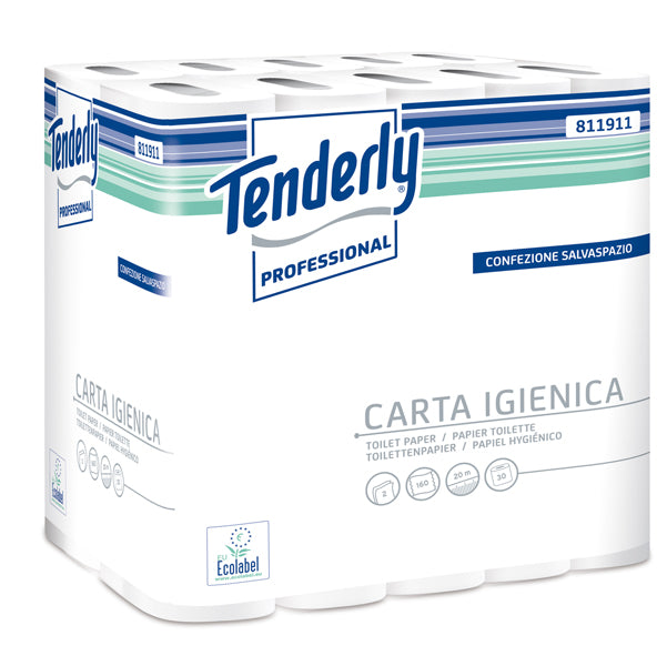 CARTA IGIENICA TENDERLY SALVASPAZIO CF.30 ROTOLI