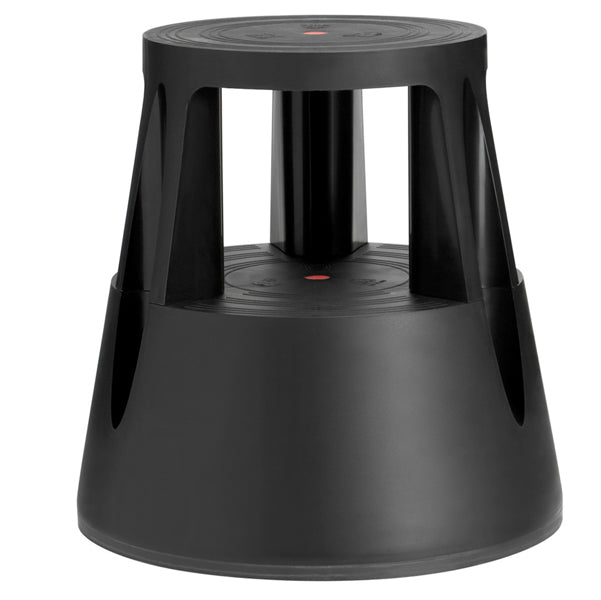 Sgabello roll a step in plastica con ruote
