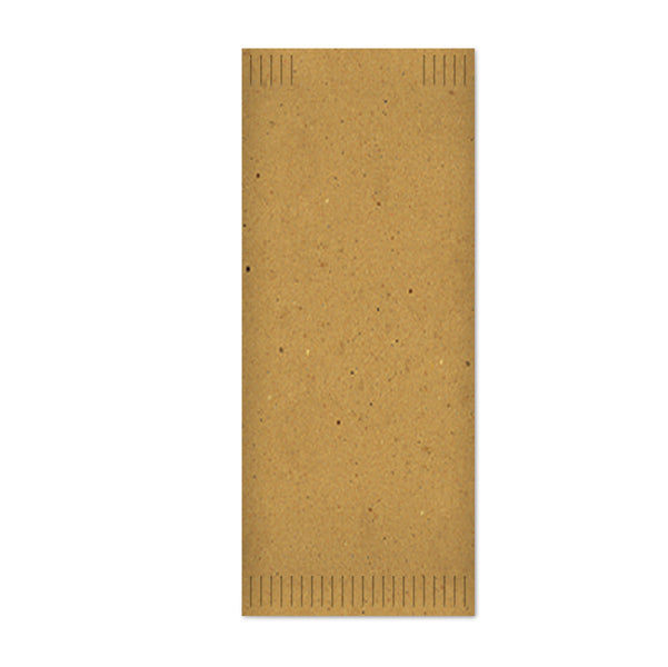 Buste portaposate in cartapaglia con tovagliolo 38x38 cm avana conf. 700 pezzi - Fato