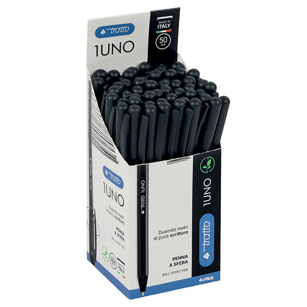 Penna Sfera Tratto Uno Green – Conf. 50 Pz., Blu, Nero o Rosso - Fila