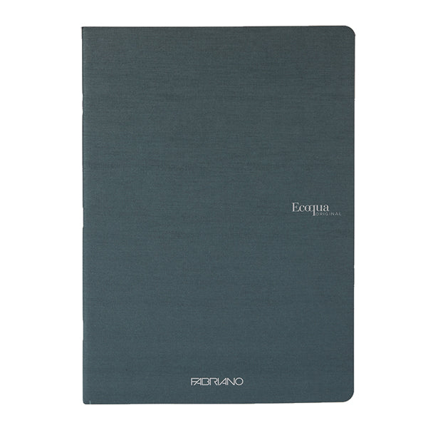 Quaderno A4 Ecoqua original PM 1 rigo - 40 fogli - 90gr - verde scuro - Fabriano