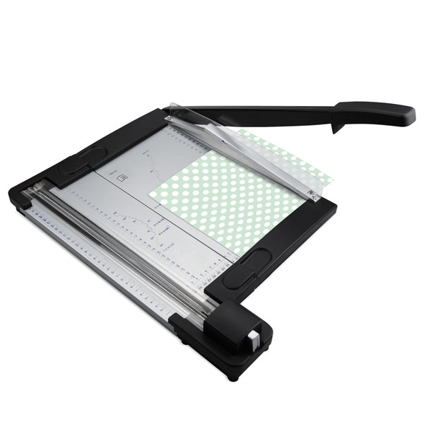 TAGLIERINA TITANIUM HOME OFFICE DUE IN UNO A4 LAMA ROTANTE + GHIGLIOTTINA