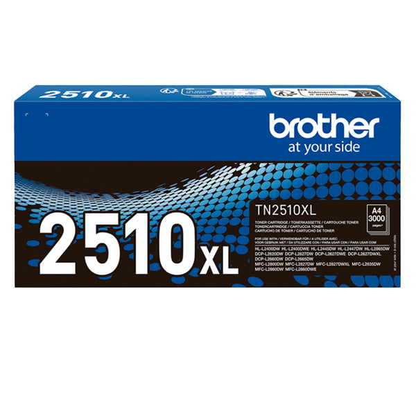 Toner Originale Brother TN-2510XL – Nero Alta Capacità | HL-L2400, DCP-L2620, MFC-L2800 | Brother