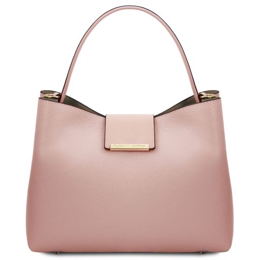 Borsa Secchiello Clio – Pelle Martellata | Semi-Rigida | 31x24x15,5 cm - Tuscany Leather