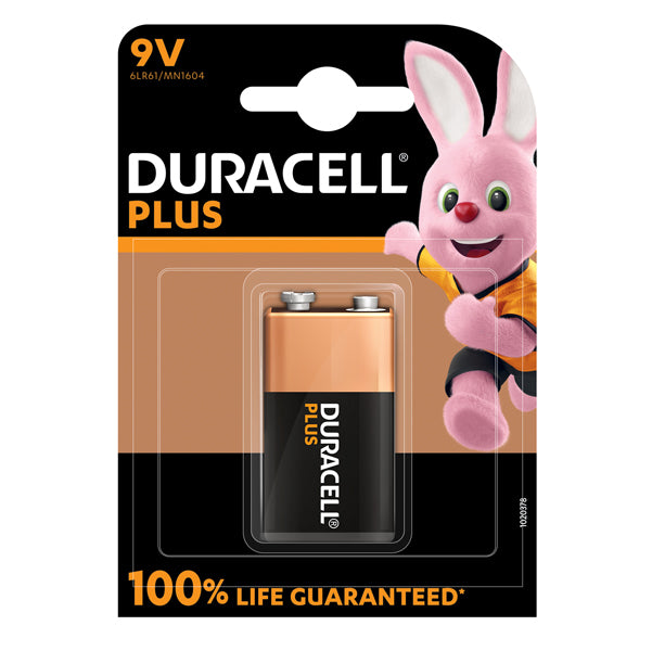 PILE DURACELL TRANSISTOR 9V MN1604 BLISTER DA 1 PEZZO