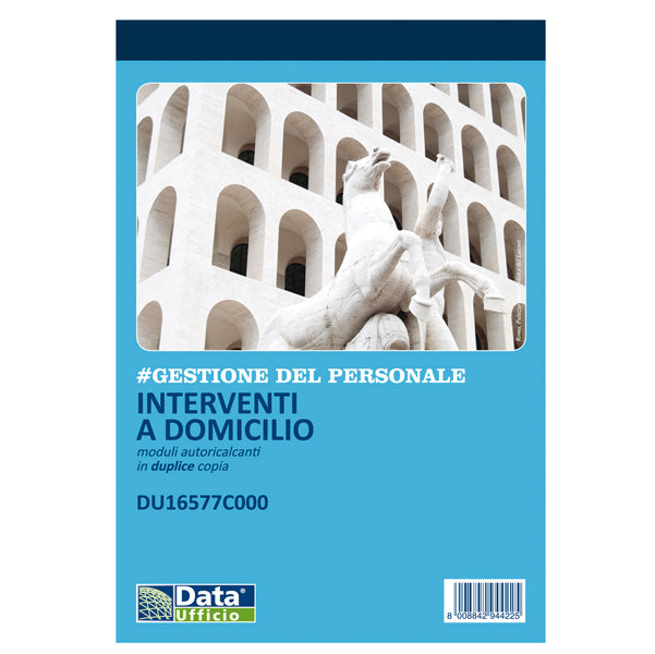 BLOCCO DATA UFFICIO INTERVENTI A DOMICILIO CLIENTE- 50/50 15x21