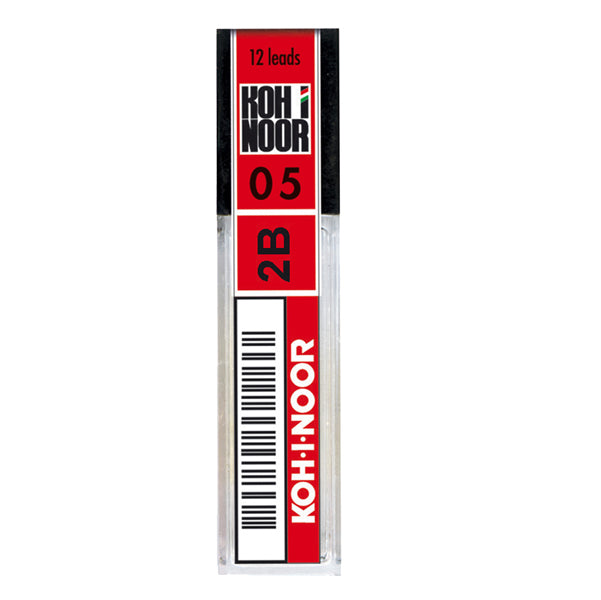 Mine Koh-I-Noor 0,5 mm per Portamine – Astuccio 12 Pz., 4 Gradazioni