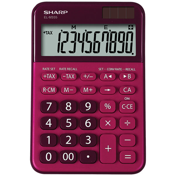 Calcolatrice da Tavolo EL-M335B 10 Cifre Conversione Valute Uso Professionale - Sharp