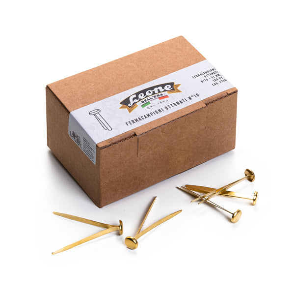 Fermacampioni Mohlo Leone Ottonati – 6 Misure da 1,7 a 7 cm, Conf. 100 Pz.