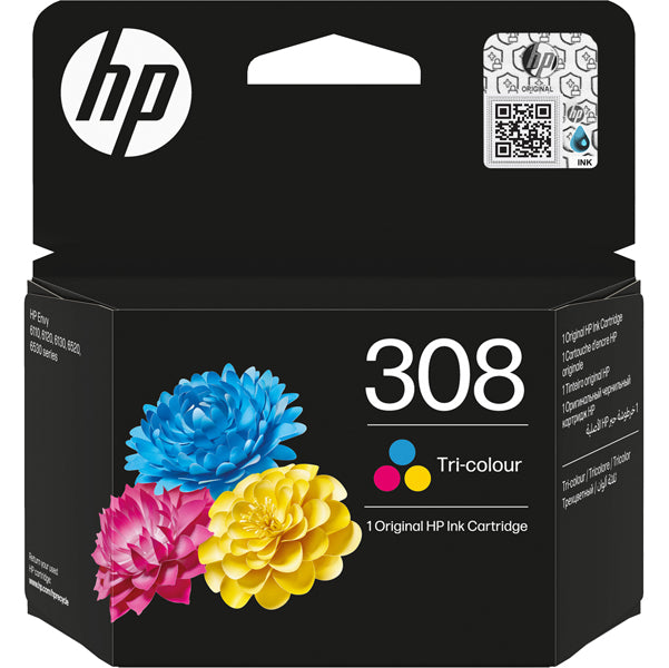 Cartuccia Originale HP 308 – Nero e Tricromia