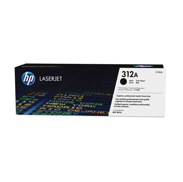 Toner originale HP 312A Nero CF380A 2.280 pag