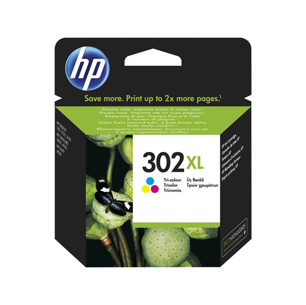 Cartuccia Originale HP 302XL Nero + 302XL Tricromia