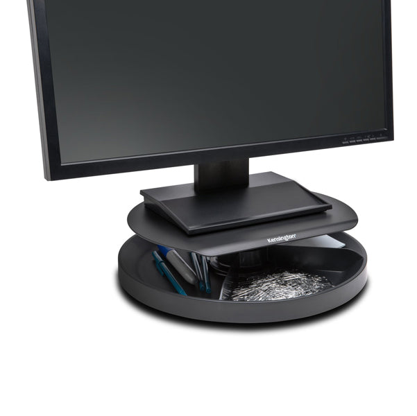 Supporto Monitor Spin 2 Vassoio 360° SmartFit Nero - Kensington