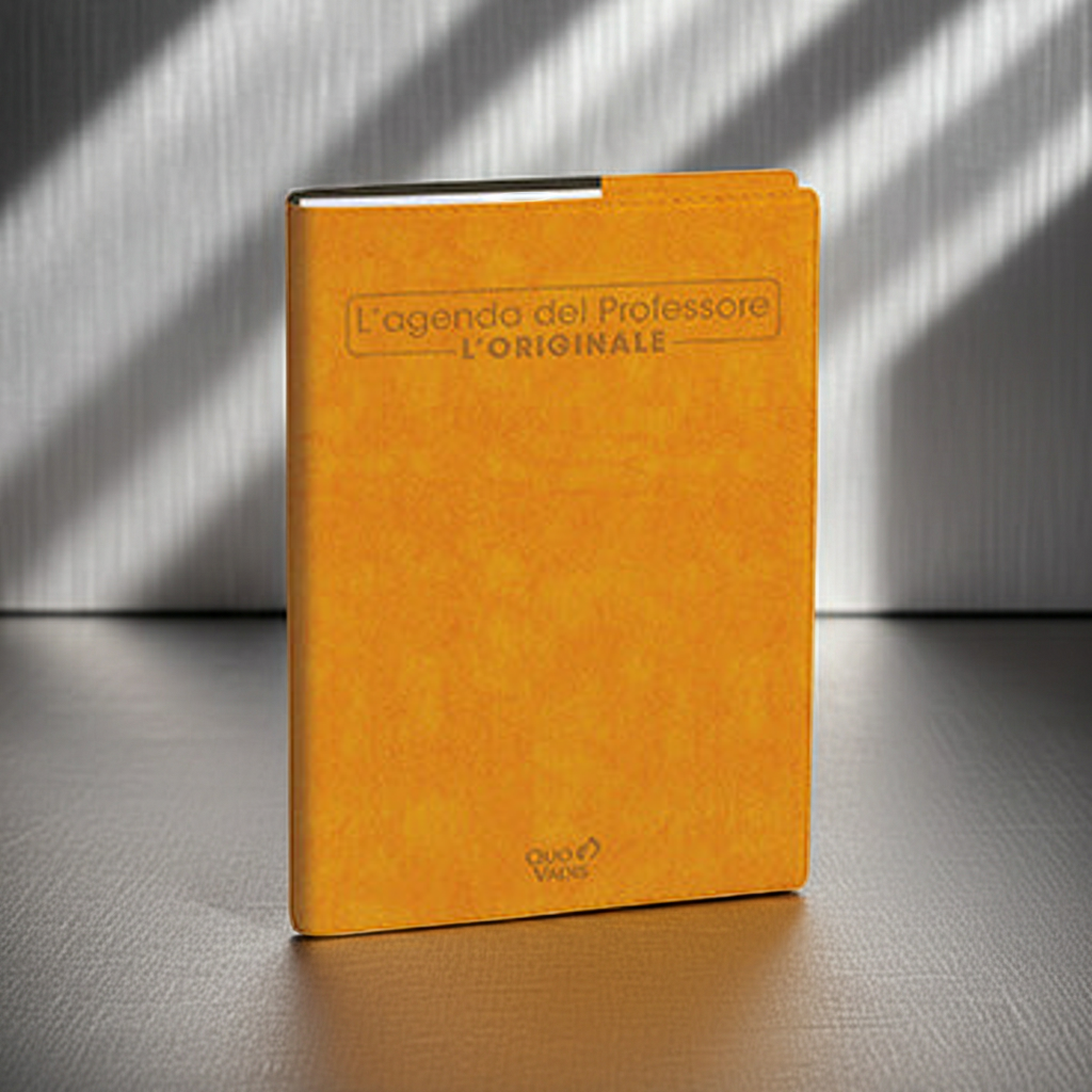 agenda del professore 2026-2027 copertina giallo zafferano quo vadis