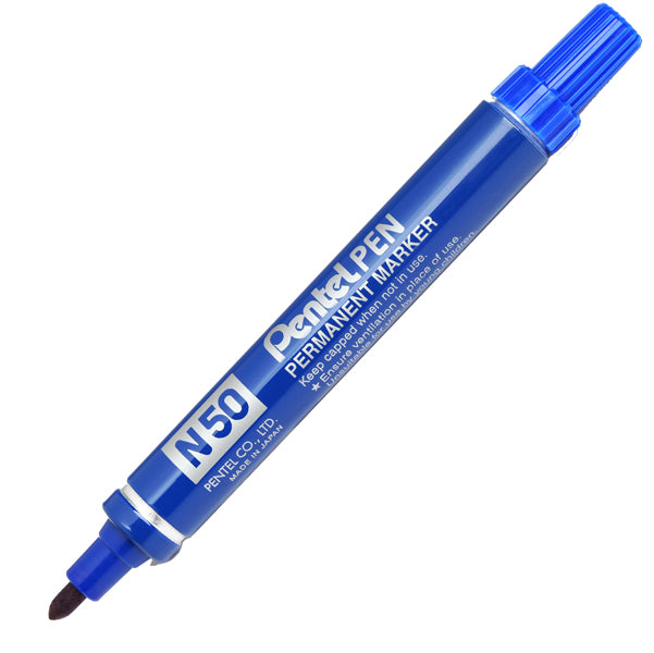 Marcatore Indelebile N50 Punta Tonda 3,18 mm Fusto Metallo Multi-Superficie | Pentel