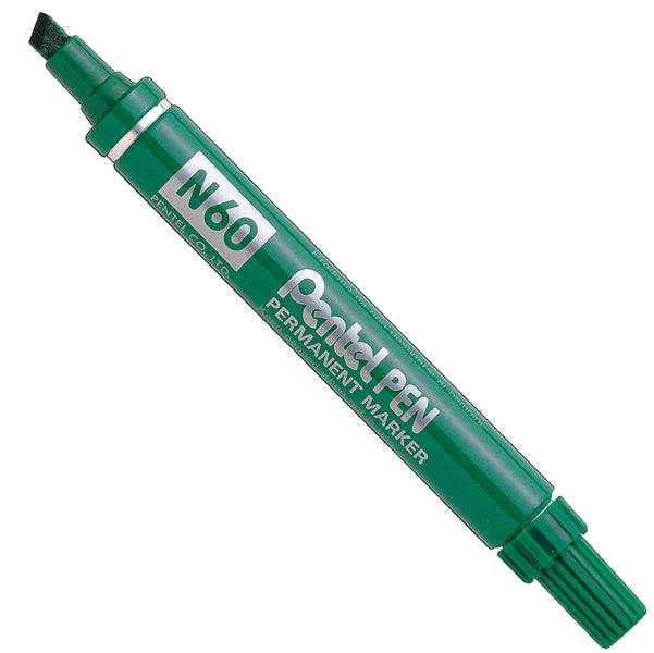 Marcatore Indelebile N60 Punta a Scalpello Tratto Modulabile Resistente ad Acqua | Pentel