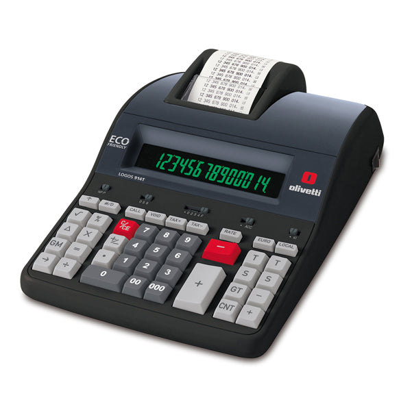 Calcolatrice scrivente da tavolo logos 914t – olivetti