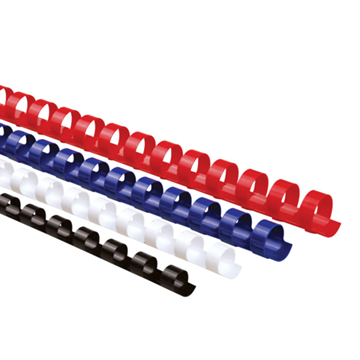 SPIRALE FELLOWES IN PLASTICA PER RILEGARE 25 mm. (181-200 FG) CF.50 PZ.